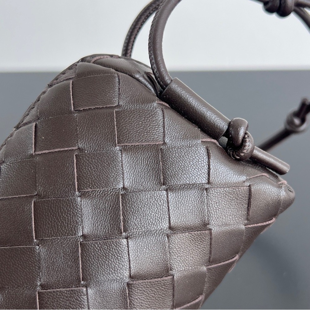 Bottega Veneta Mini Woven Leather Crossbody - Picture 7 of 8